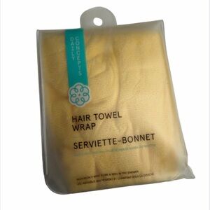 Daily Concepts Hair Towel - Yellow